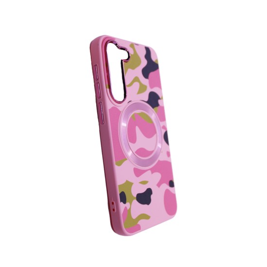 Capa Magnética Designer para Samsung Galaxy S23 Plus Rosa